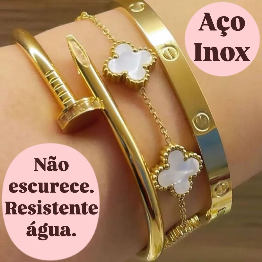 Braceletes Aço Inox: Onde Comprar | BuscaProdutos