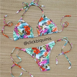 PROMOÇÃO! conjunto de Biquíni, modelo empina bumbum - Click Biquínis em Oferta na Shopee