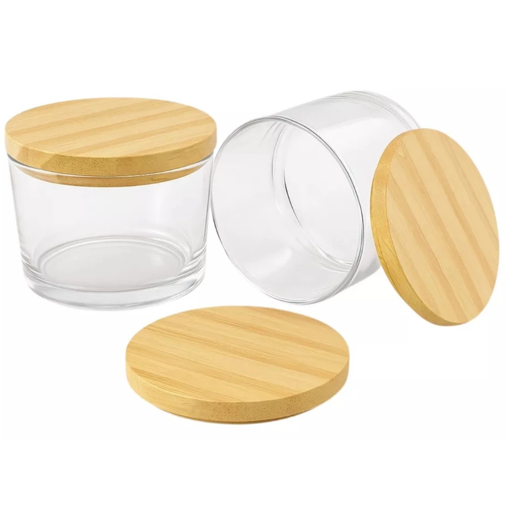 Kit 24 Potes de Vidro para Velas