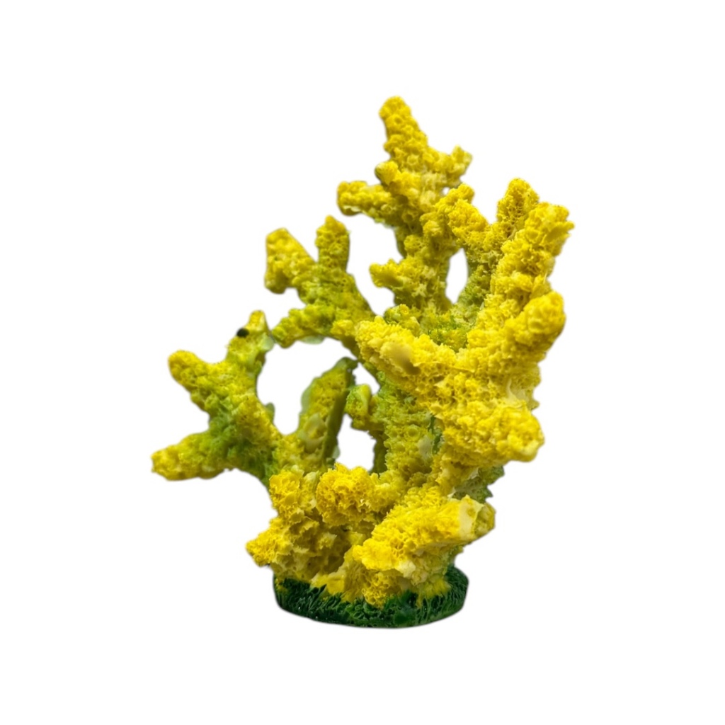 Enfeite resina para aquario formato coral duro