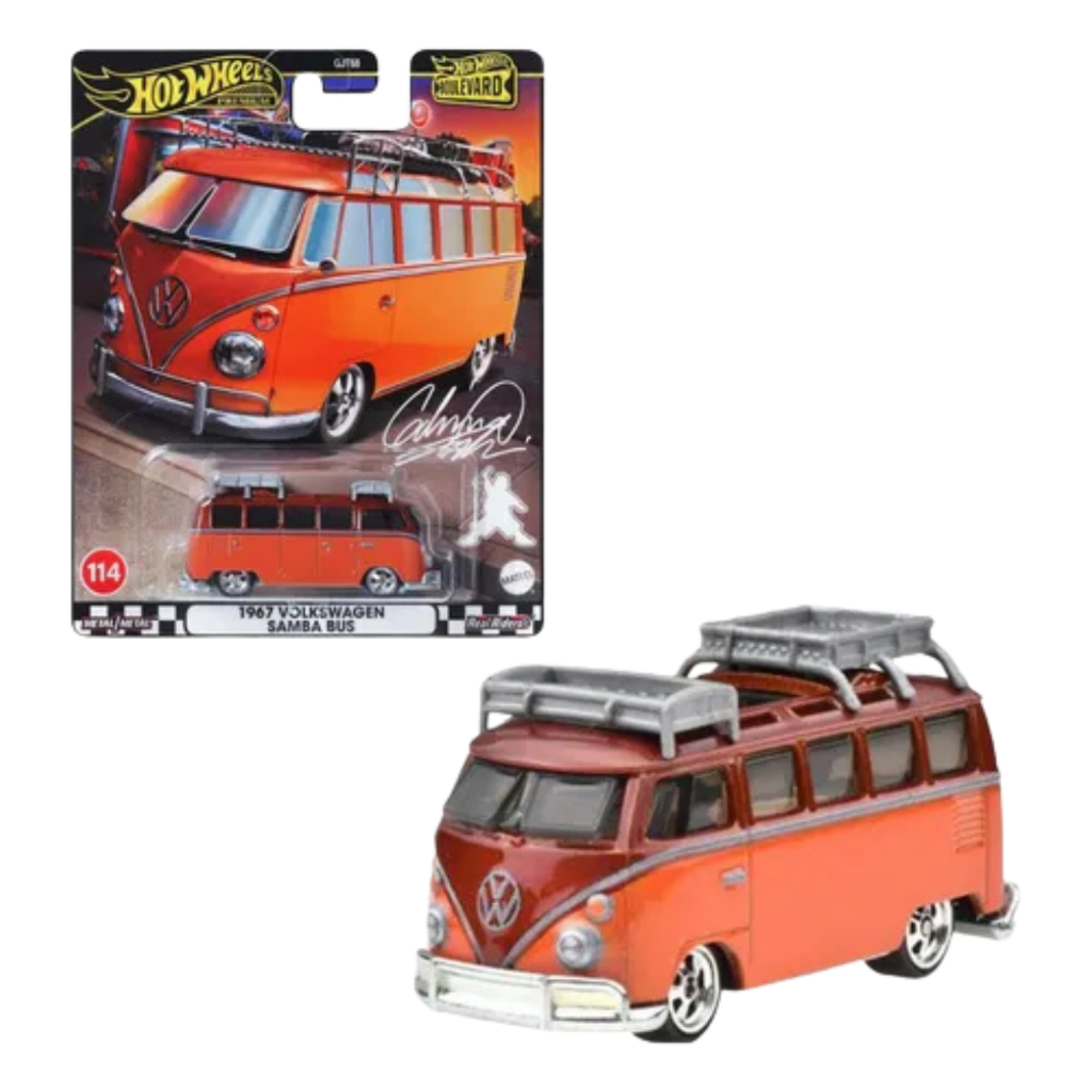 Hot Wheels Premium Boulevard 1967 Volkswagen Samba Bus Shopee Brasil