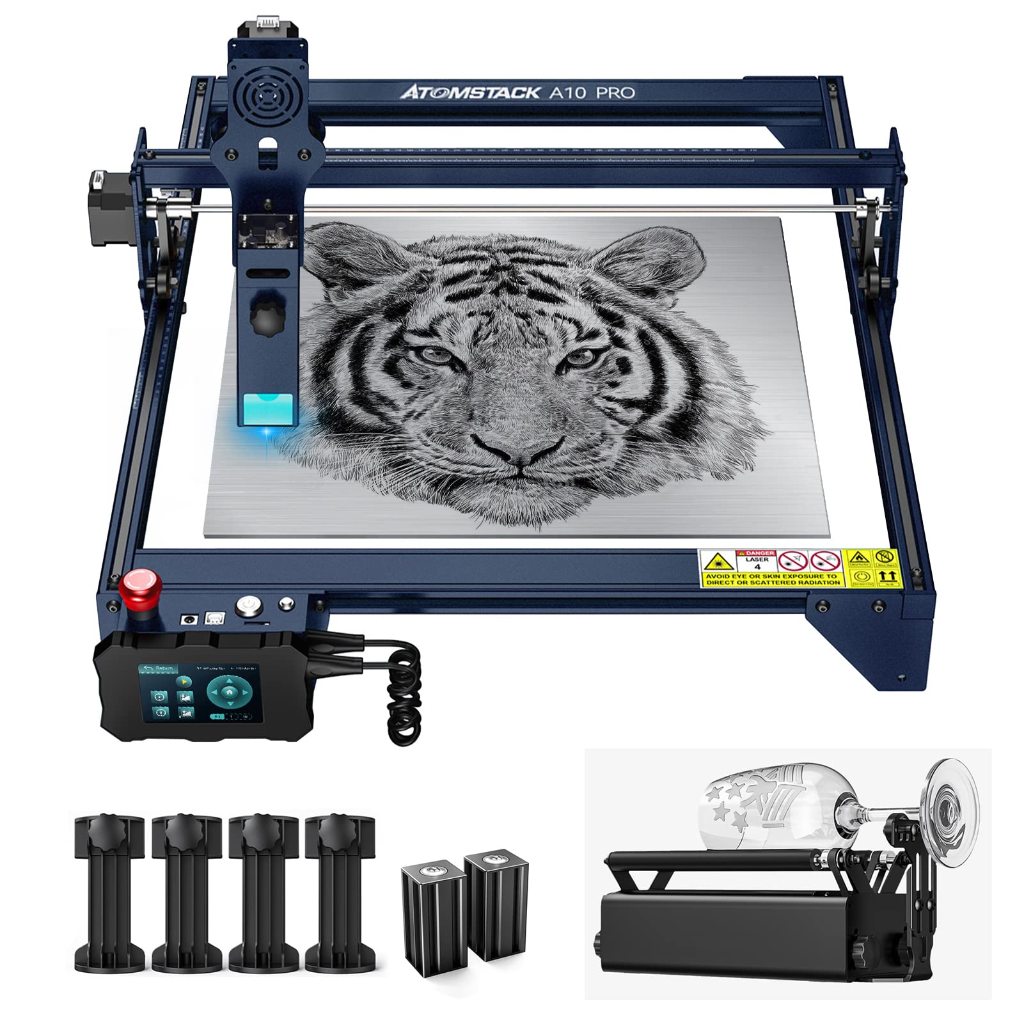 Atomstack A10 Pro 50w Laser Engraver Máquina Gravadora E Corte Laser ...