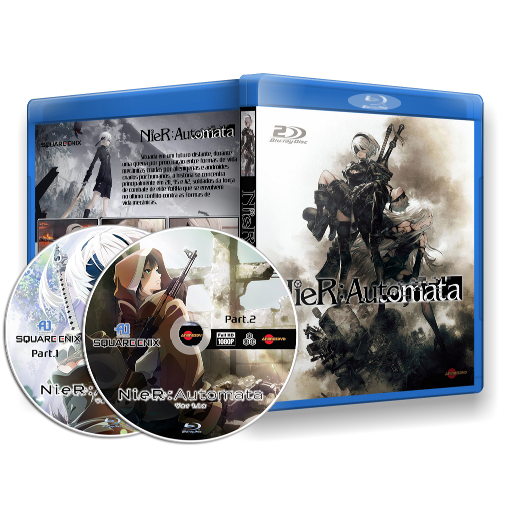 Blu-ray NieR:Automata Ver 1.1a - Série completa em alta definição