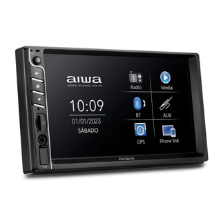 Central Multimídia Car Áudio Aiwa AWS-CA-DD-01 25W Bluetooth em Oferta na Shopee