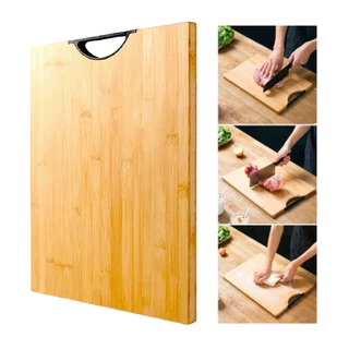 Tábua Carne Madeira Bambu Ecologico corte Alça Cozinha Multiuso Retangular Legumes Churrasco