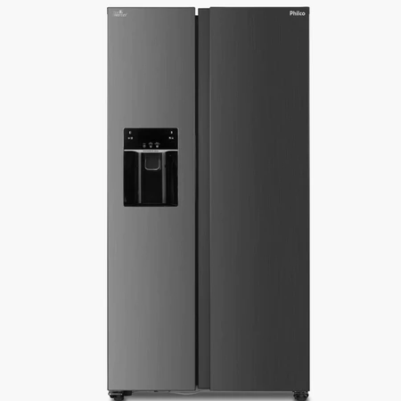 Geladeira | Refrigerador Philco Frost Free Eco Inverter 513L Dispenser de Gelo e Água Inox
