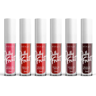 Kit C/6 Jelly Fruit Lip Tint Vivai - 3042.1.1 em Oferta na Shopee