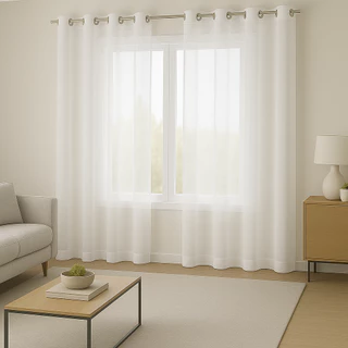 Cortina de Voil Para Quarto e Sala Lisa Voal 3 Metros Diversos Tamanhos