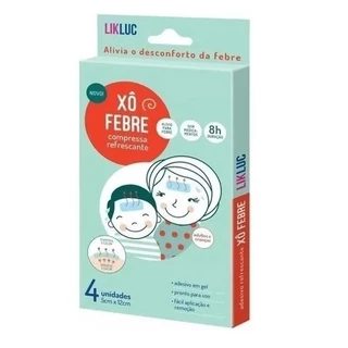Compressa Refrescante para Alívio da Febre com Unidades Fever Friends Agpmed em Oferta na Shopee