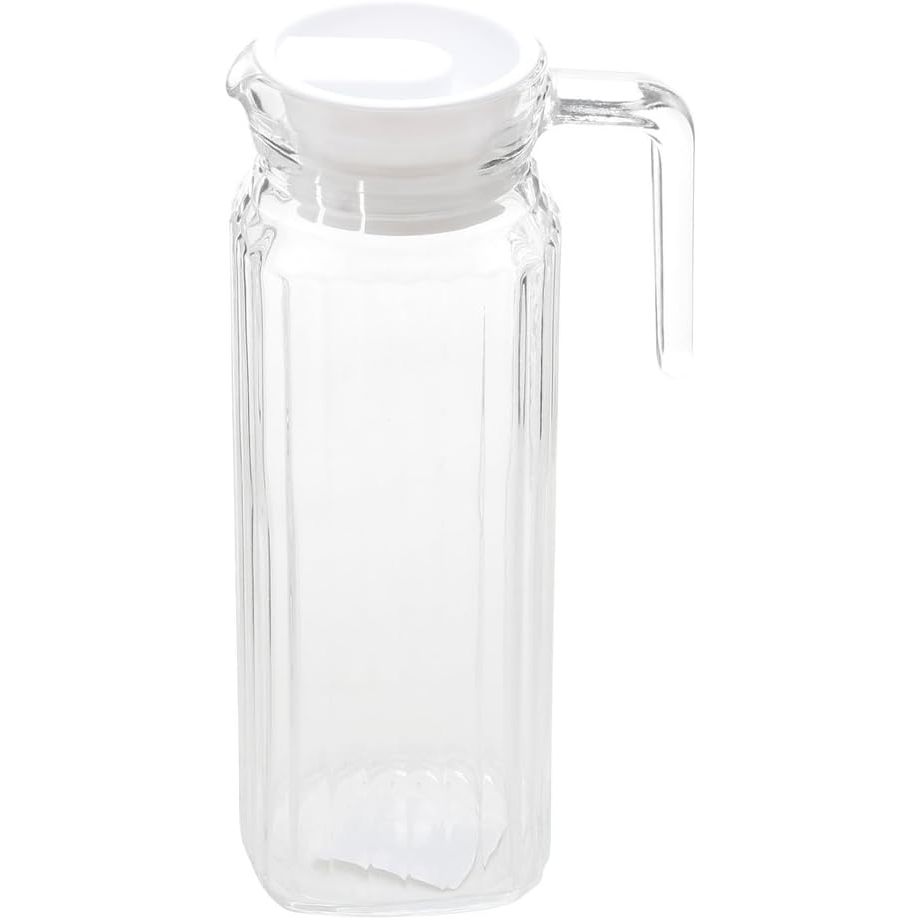 Jarra de Vidro para Porta de Geladeira 1 Litro com Tampa