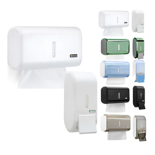 Kit compacto com saboneteira porta papel toalha dispenser de papel e suporte para sabonete líquido em Oferta na Shopee
