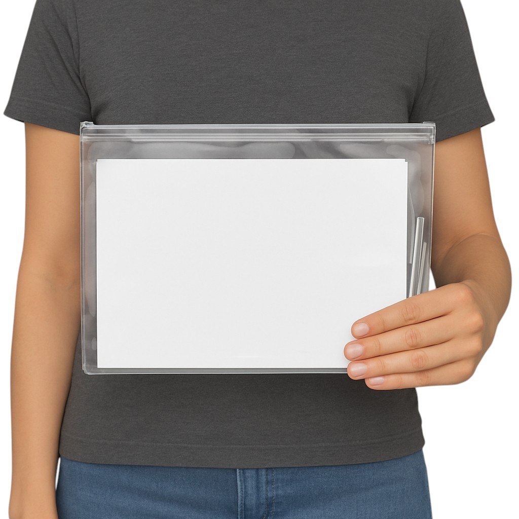 KIT de Pasta zip zap porta documentos transparente A4 | Shopee Brasil