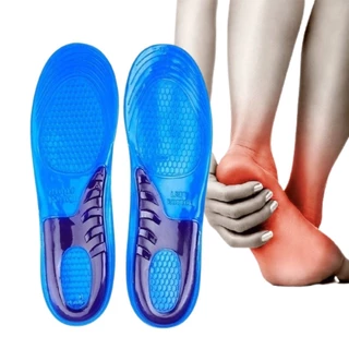 Palmilha Ortopédica Gel De Silicone Para Dores Nos Pés Anti Impacto Para Sapato Tamanho Padrão Brasil