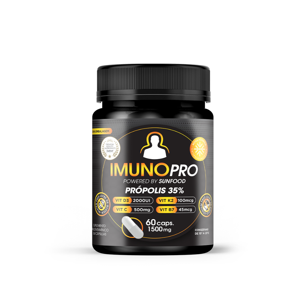 IMUNOPRO 1500MG 60CAPS SUNFOOD CLINICAL | Shopee Brasil