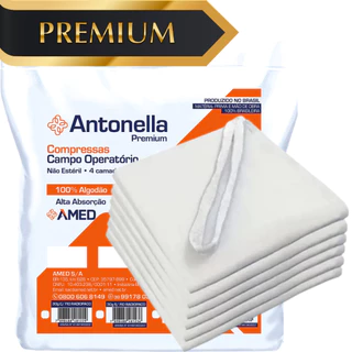 Compressa Campo Operatório 23cm x 25cm C/ 50 Unidades em Oferta na Shopee
