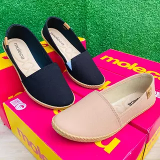 Kit 2 Sapatilhas Feminina Moleca Alpargata Confortável Lançamento em Oferta na Shopee