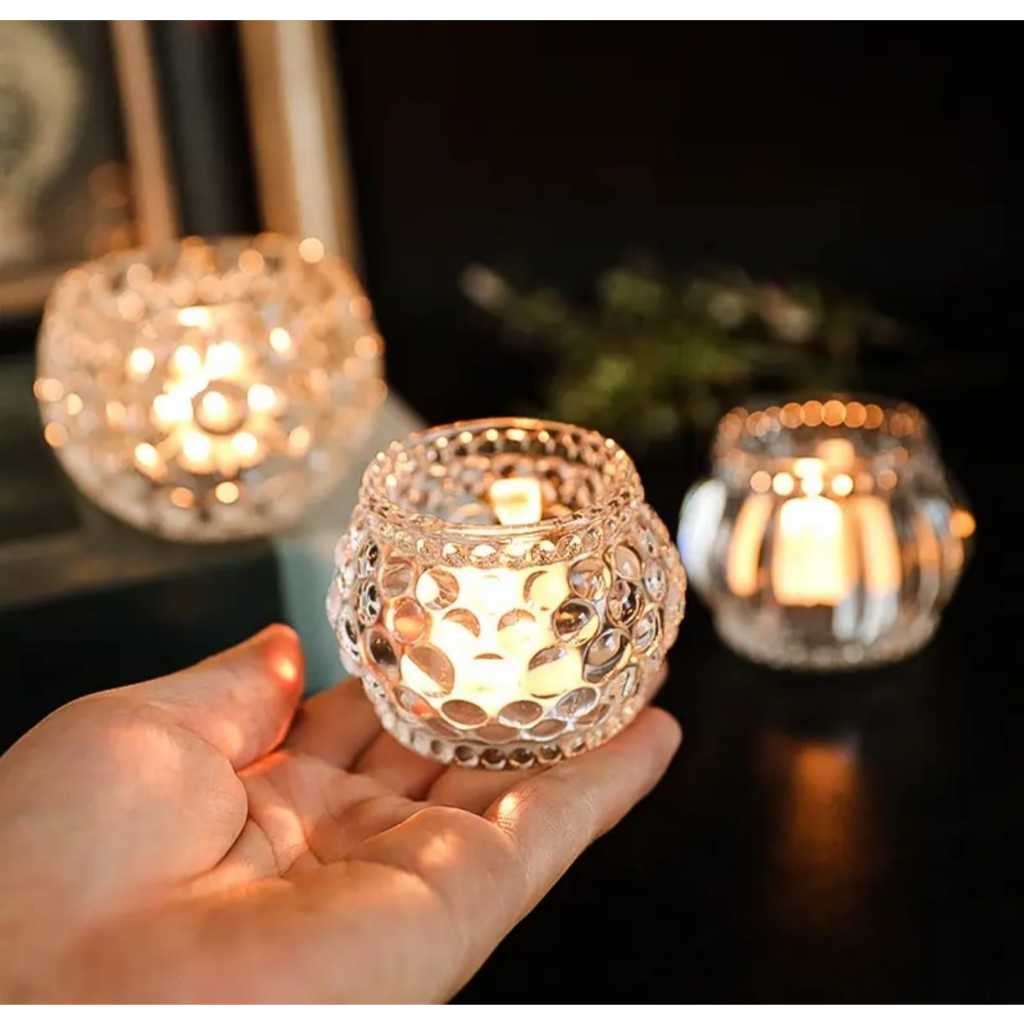 Castiçal Dia dos Namorados + Vela Inclusa Decoração Casamento Festa mães Decorativo Luxo M...