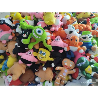 kit Com 50 Bichinhos de Pelúcias Desenhos Sortidos Diversos /Envio Imediato/ Pronta Entrega