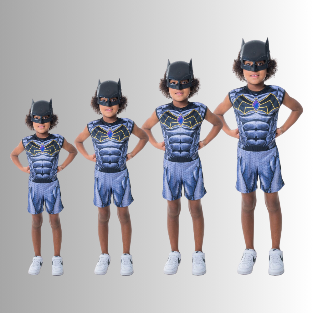 Fantasia Infantil Batman Roupa do Batman + Máscara | Shopee Brasil