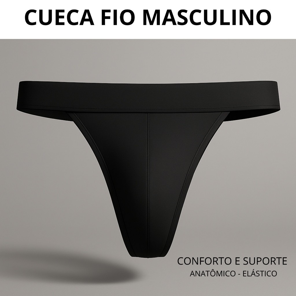 Cueca Masculina Estilo Fio Dental – Super Sensual, Confortável e Moderna