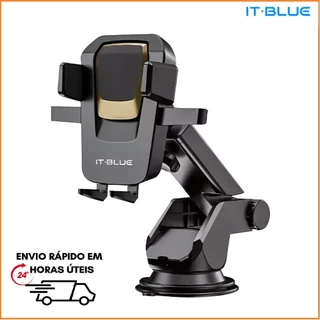 Suporte de celular para carro com ventosa alta fixação automotivo Giratório 360° Anti-Queda