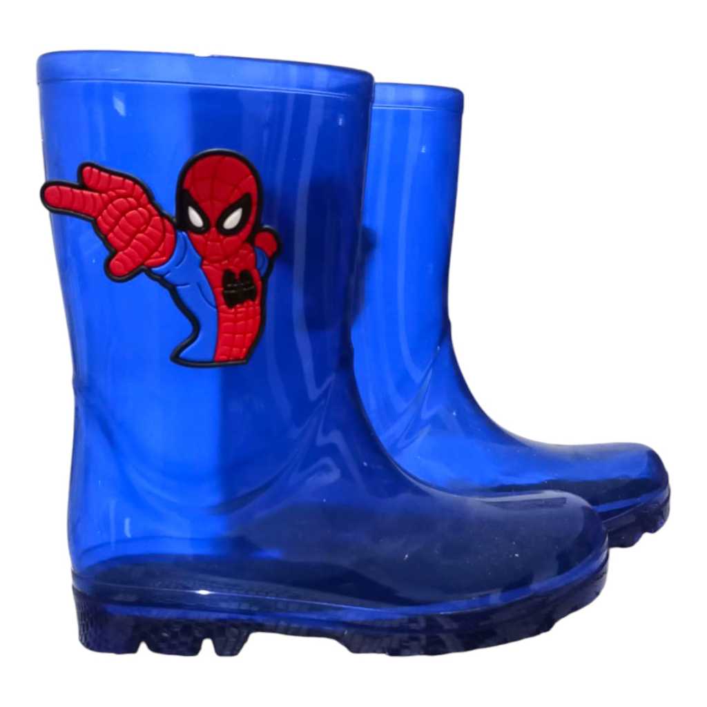 Galocha Cano Alto Menino Homem Aranha Infantil Confortável