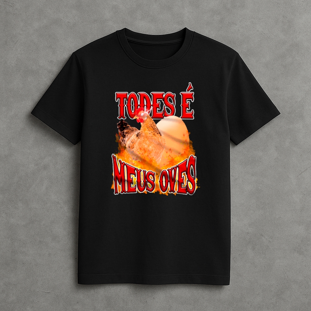 Camiseta Masculina 100% Algodão Estampada FULL HD Todes Oves Diferenciada + Envio Menos 24hrs