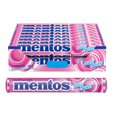 Bala Mentos Diversos Sabores Kit c/ 6 Display de 16 Drops (Caixa c