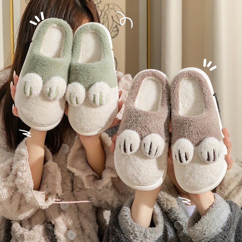 Pantufa Fofa Quentinha e Macia para o Inverno Confortável para Casa Uso Interno