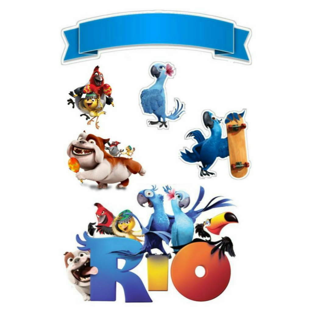 Topo de bolo - Rio | Shopee Brasil