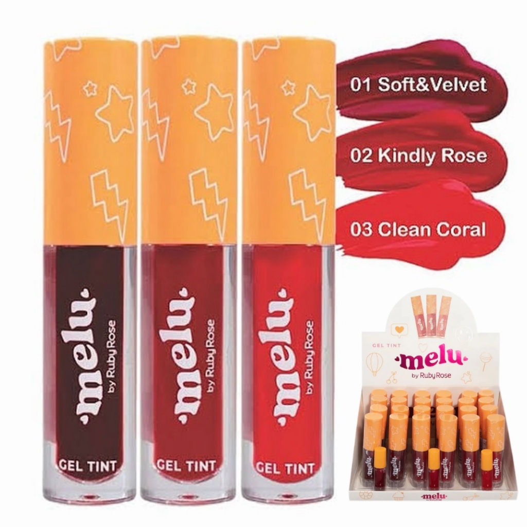 Gel Tint Vegano Melu By Ruby Rose Diversas Cores RR8232 | Shopee Brasil