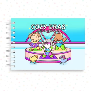Livro de Colorir Cozy Eras Aconchegantes 43 Folhas Grossas Caderno de Desenho Capa Dura Pintura em Oferta na Shopee