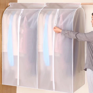 Kit 10 peças/Protetora Para Pendurar Roupas À Prova De Poeira Multi-Size Capa Antipó em organizador de guarda roupa PEVA em Oferta na Shopee