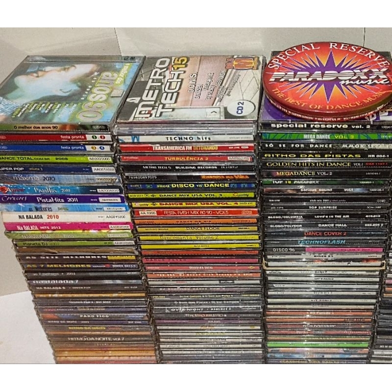 Lote 125 Cds Dance Eletro Pan cd Summer Fm coleção cd | Shopee Brasil