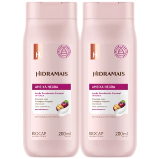 Creme Loção Hidratante Ameixa Negra 200ml Hidramais 2 Unidades