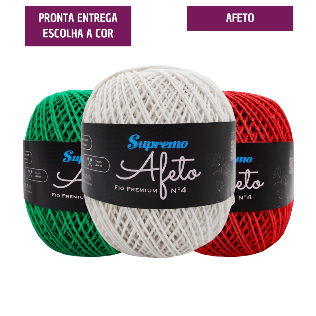 Linha Supremo Afeto Premium Nº 4 360 metros (Similar Linha Ecotrama ...