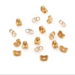 Tarracha Modelo Borboleta - Dourada - Para Brincos - 100pçs em Oferta na Shopee