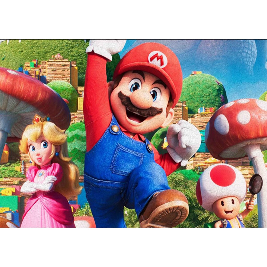 PAINEL RETANGULAR SUPER MARIO 1 COM CORTE A LASER | Shopee Brasil