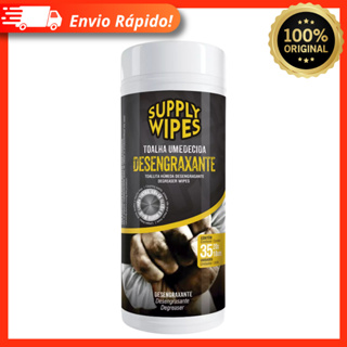 Toalha Umedecida Desengraxante - Pote Com 35 Unidades de 20x18cm