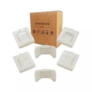 Kit Calco Deslize Trilho Do Banco Gol Saveiro Santana Voyage Parati Gol G1 G1 G3 G4 G5 G6 G7 Original Volkswagen