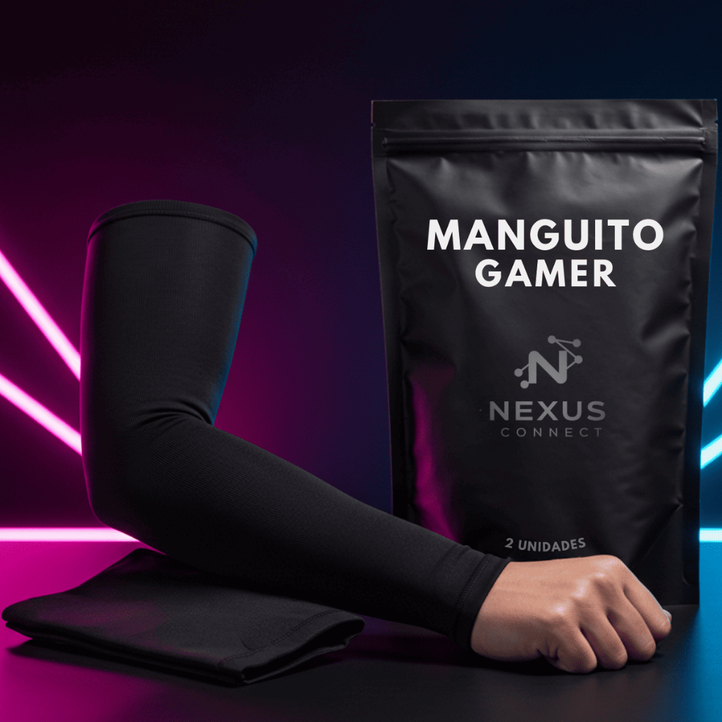 Manguito Gamer Speed Longo Alta Performance Deslize Mousepad Control FPS eSports Warzone Cod Nexus