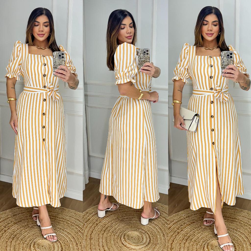 modelos de vestido listrado em Promoção na Shopee Brasil 2025