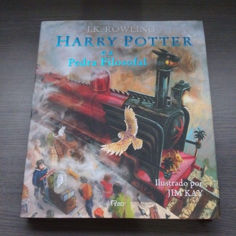 Harry Potter e a Pedra Filosofal Ilustrado | Shopee Brasil