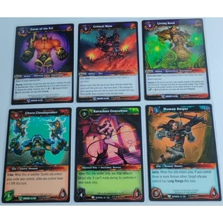 Escolha até 20 cartas de World of Warcraft TCG