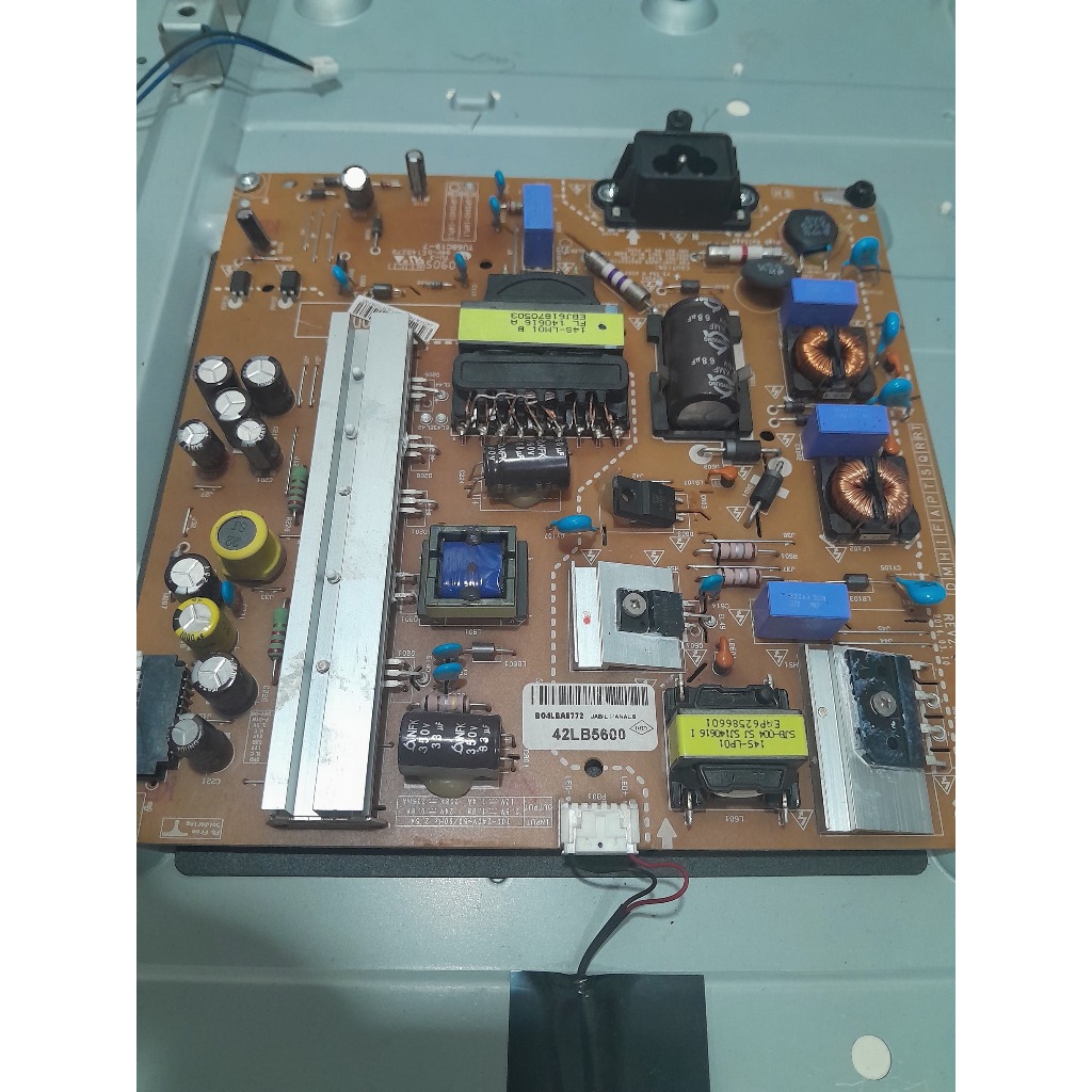 PLACA FONTE SMART TV LED LG MOD 39LB6500 F WIFI UNCIONANDO NORMALMENTE ...