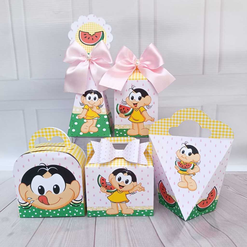 kit personalizados Magali Rosa Menina- Lembrancinha para Festa de ...