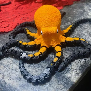 Articulados - Octopus, Polvo Realista