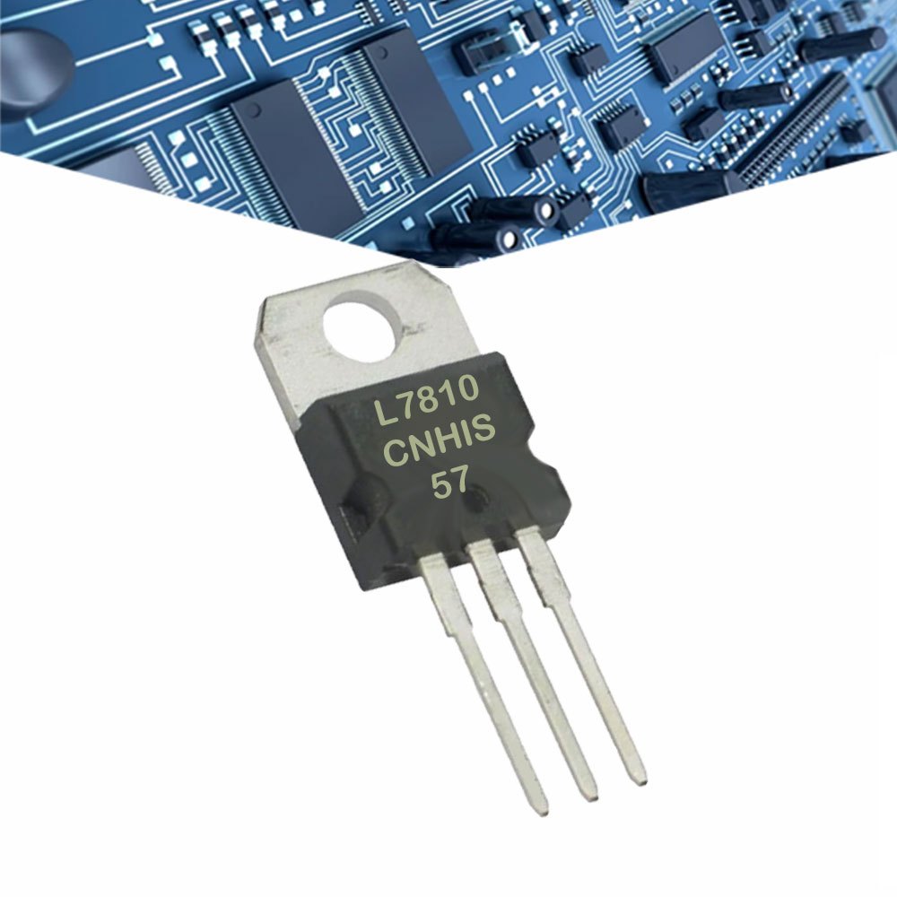 Reland Sun 10 Pezzi L7810CV Regolatore Di Tensione IC, TO-220, 7810, LM7810, MC7810, 10V