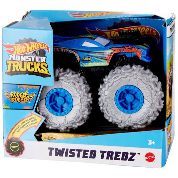 Carrinho Monster Trucks Twisted Tredz Hot Wheels Mattel Escala 1