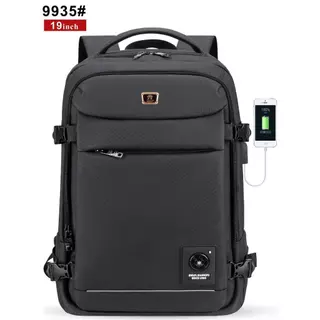 Mochila/Bolsa Escolar Unissex Grande Semi Impermeável, porta Notebook 17'', Reforçada e Resistente